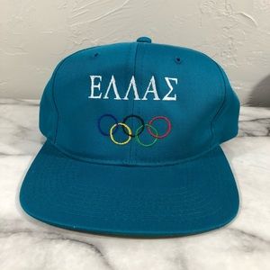 Vintage Olympics SnapBack Hat- Greece